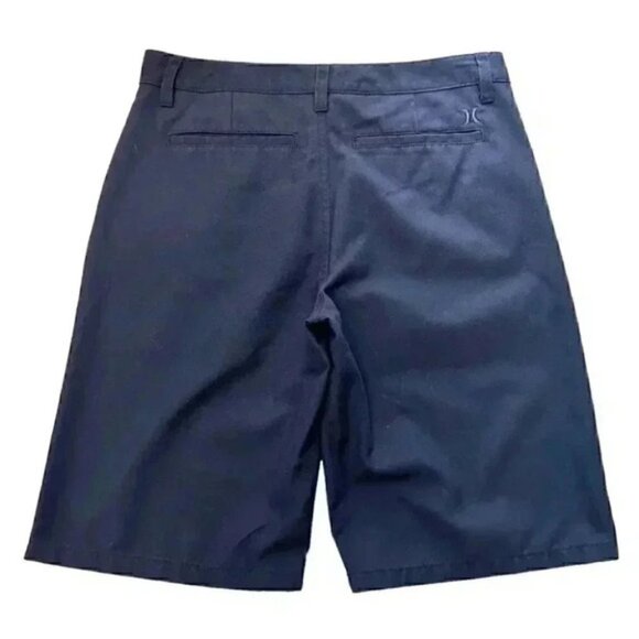Hurley Mens Shorts Flat Front Chino Shorts Casual Navy Blue Size 30 - Picture 14 of 16